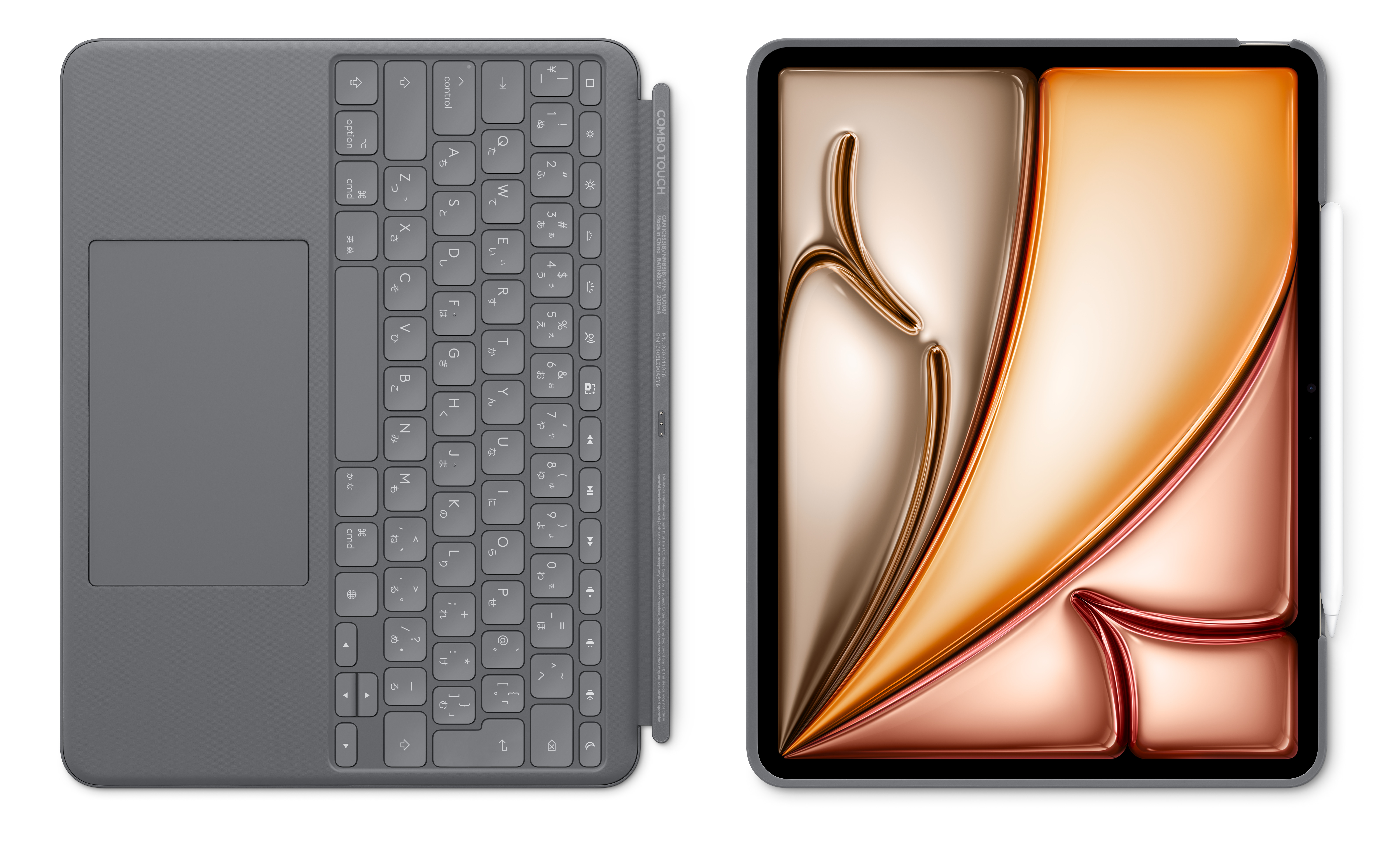 13インチiPad Air（M3）用Logicool Combo Touch Keyboard Case - Apple