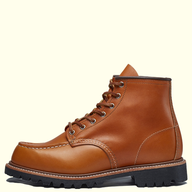 REDWING IRISH SETTER 6' MOC-TOE V 9879(E)(7(25.0cm) GOLD RUSSET