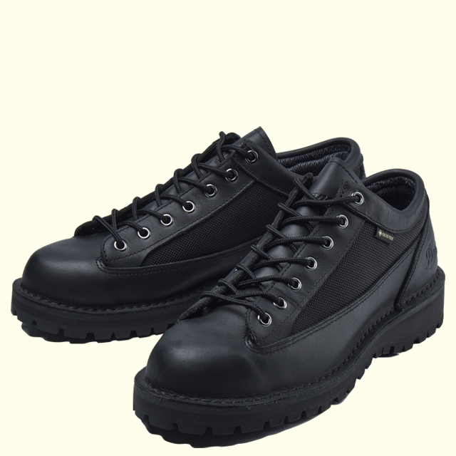 Danner】 D121008 DANNER FIELD LOW(6H(24.5cm) BLACK/BLACK): Danner