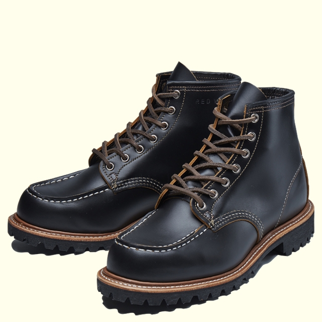 REDWING IRISH SETTER 6' MOC-TOE V 9878(E)(9H(27.5cm) BLACK