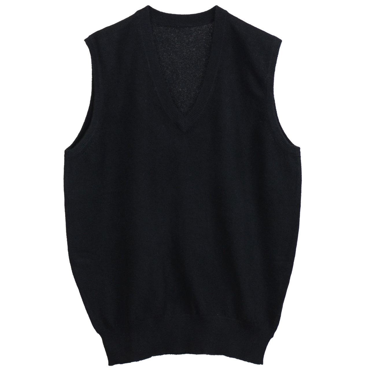 カシミヤ100% Vネックベスト メンズ M～5L (カシミヤ カシミア