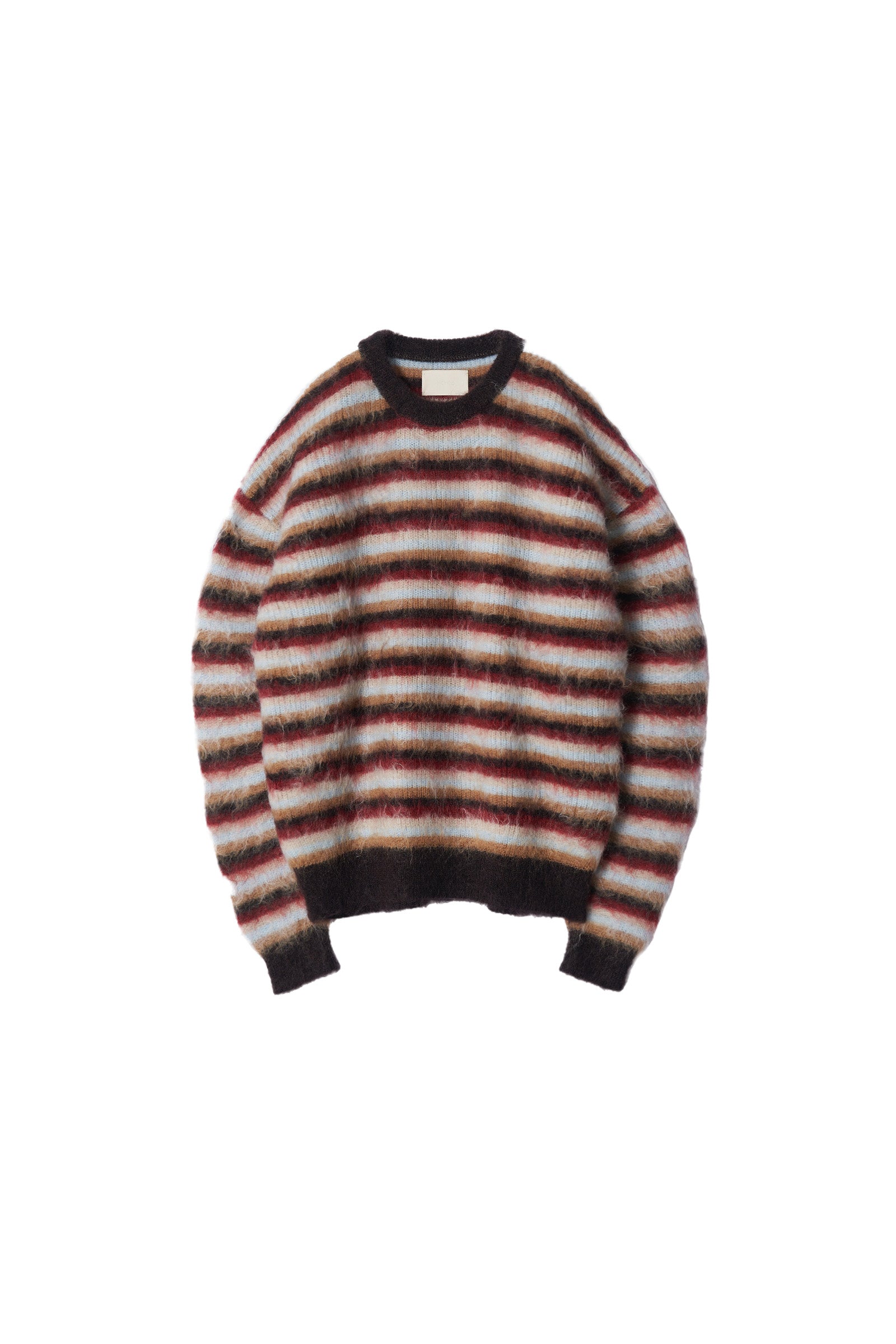 YOKE / MOHAIR BORDER SWEATER – carol ONLINE STORE