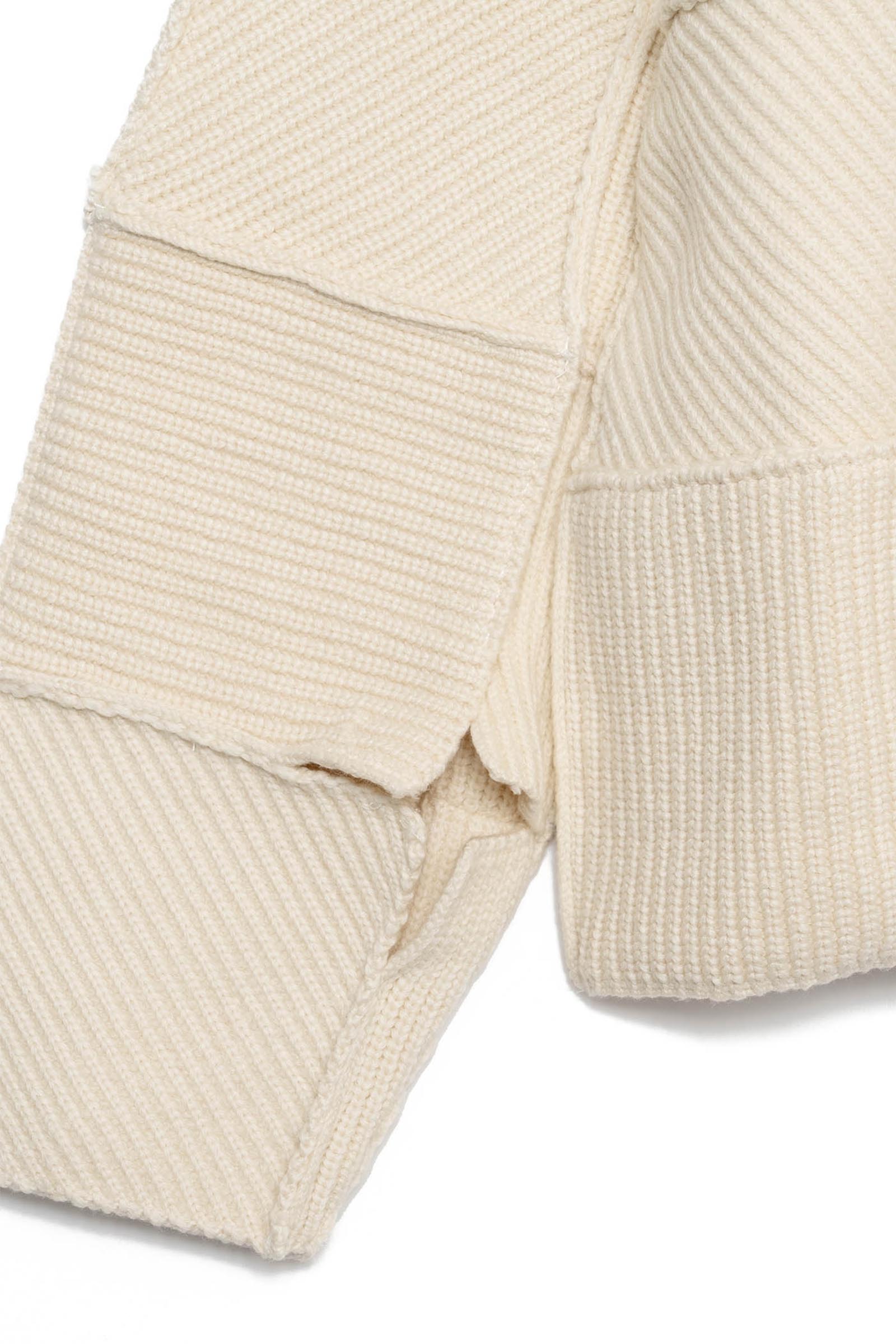 YOKE / PATCHWORK RIB SWEATER – carol ONLINE STORE