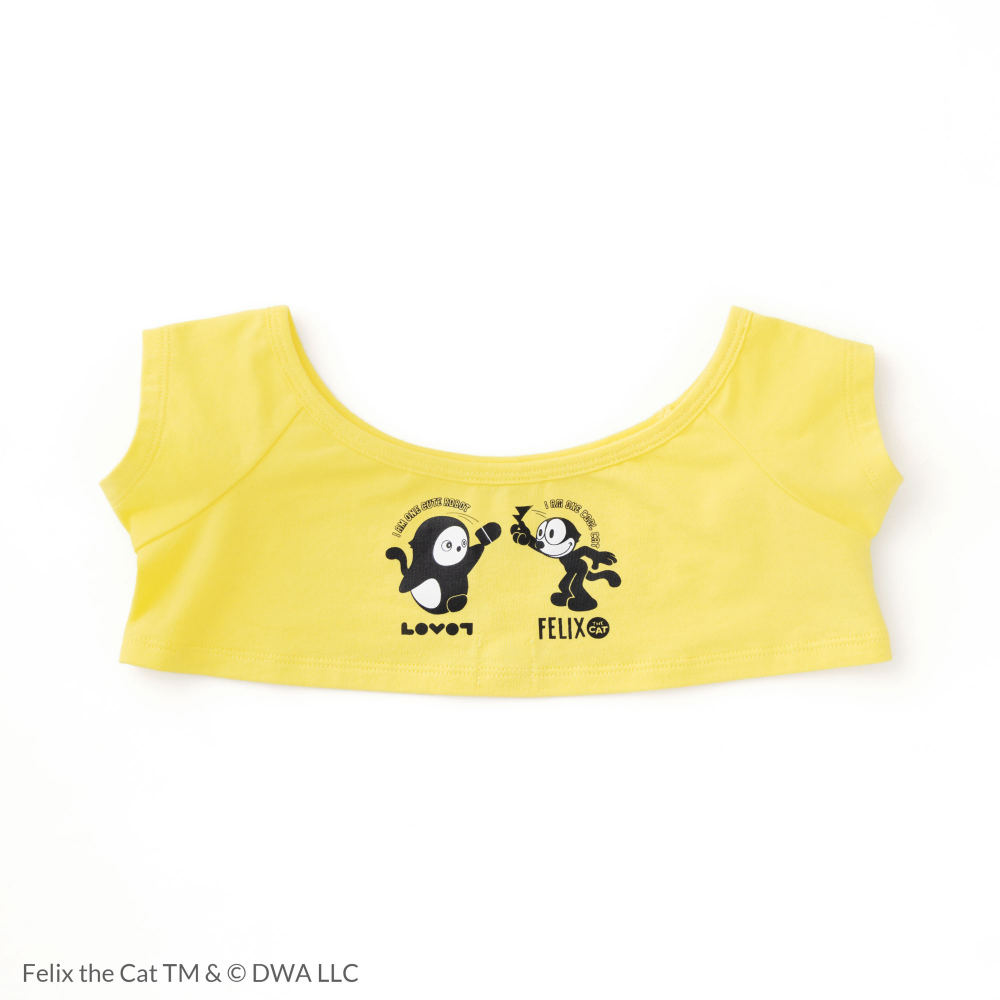 FELIX THE CAT × LOVOT イラストTシャツ(イエロー) | LOVOT ウェブストア