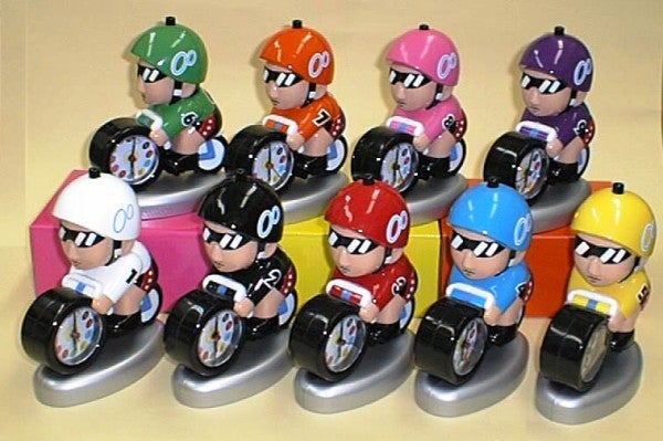 ケイリンマン目覚まし時計 