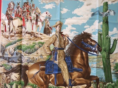 HERMES ヴィンテージ エルメス スカーフ 1993年 The Pony Express