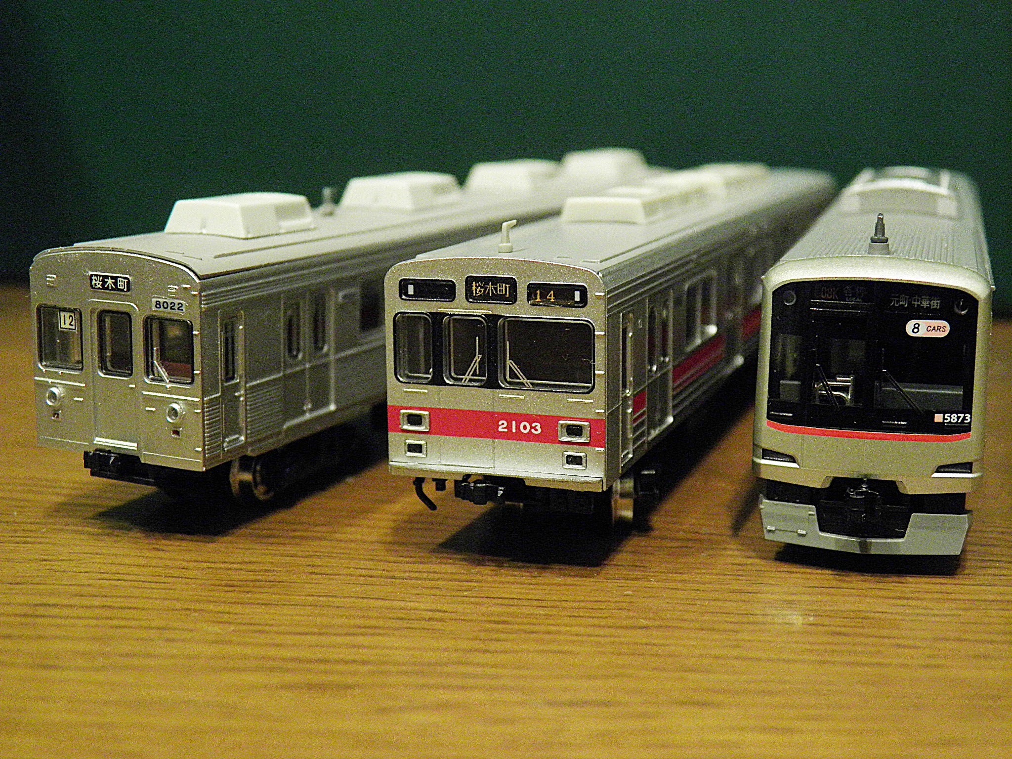 KATO 東急5050系 8両セット（特別企画品）が来たので、色々と並べて