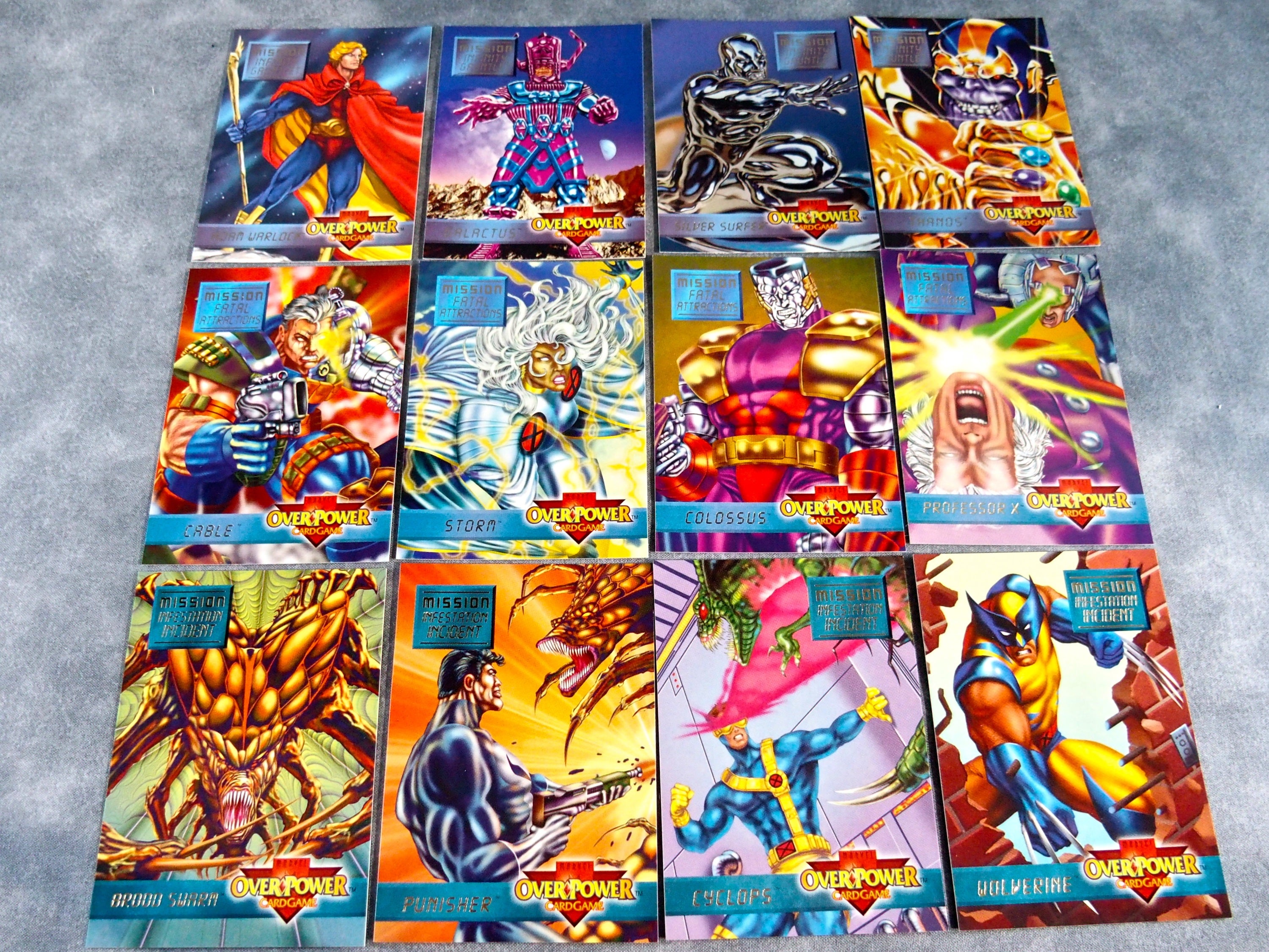 MARVEL OVER POWERという古いトレーディングカードを開封する！前編