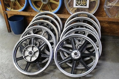 カワサキ Z1・Z2・KZ レスターキャストホイール！ | 名古屋の絶版