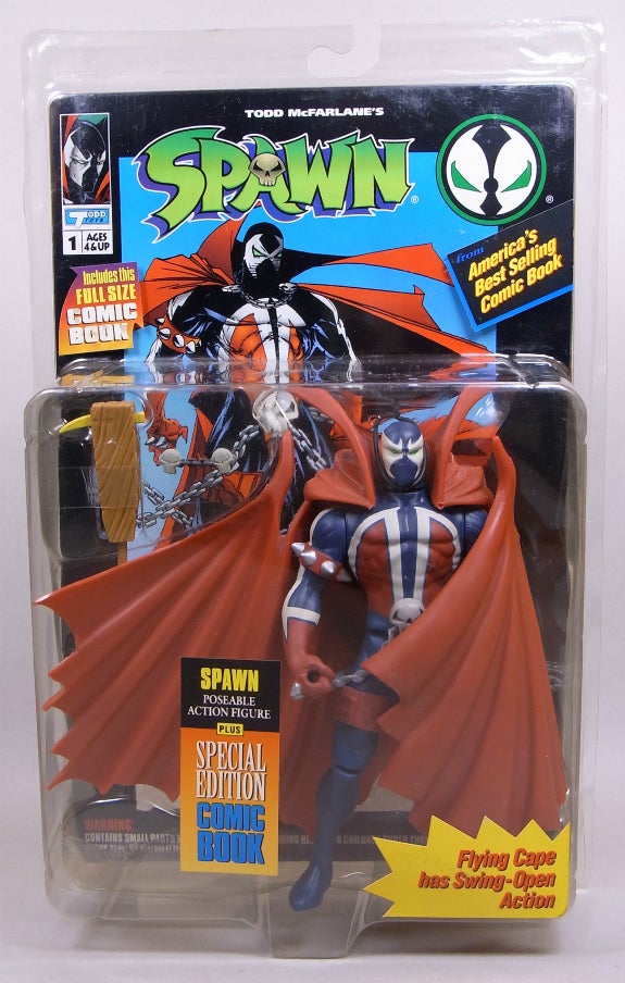 大暇神リペイント SPAWN ブルースポーン カラートップス 7インチ マイ