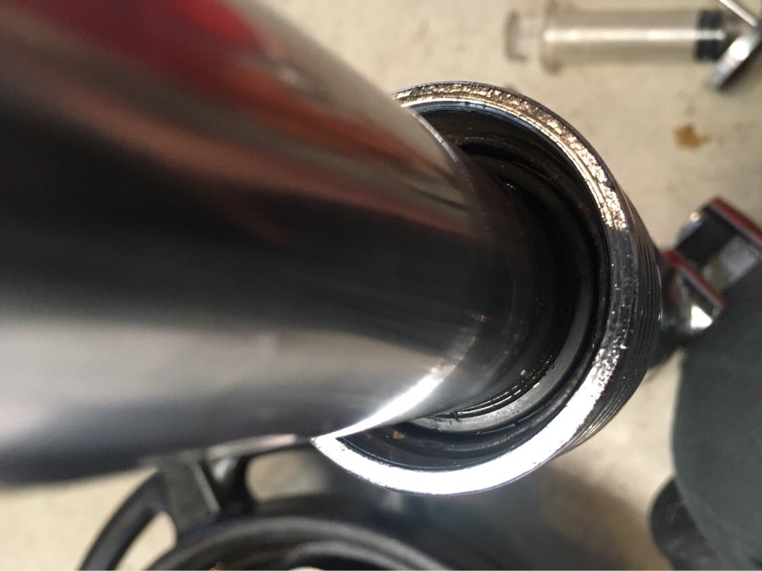 CBX400F フロントフォーク分解 絶版 旧車 レストア カスタム