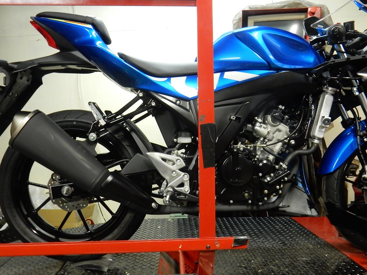 GSX-R125とGSX-R150の仕様の違い | WR'S ダブルアールズマフラー開発