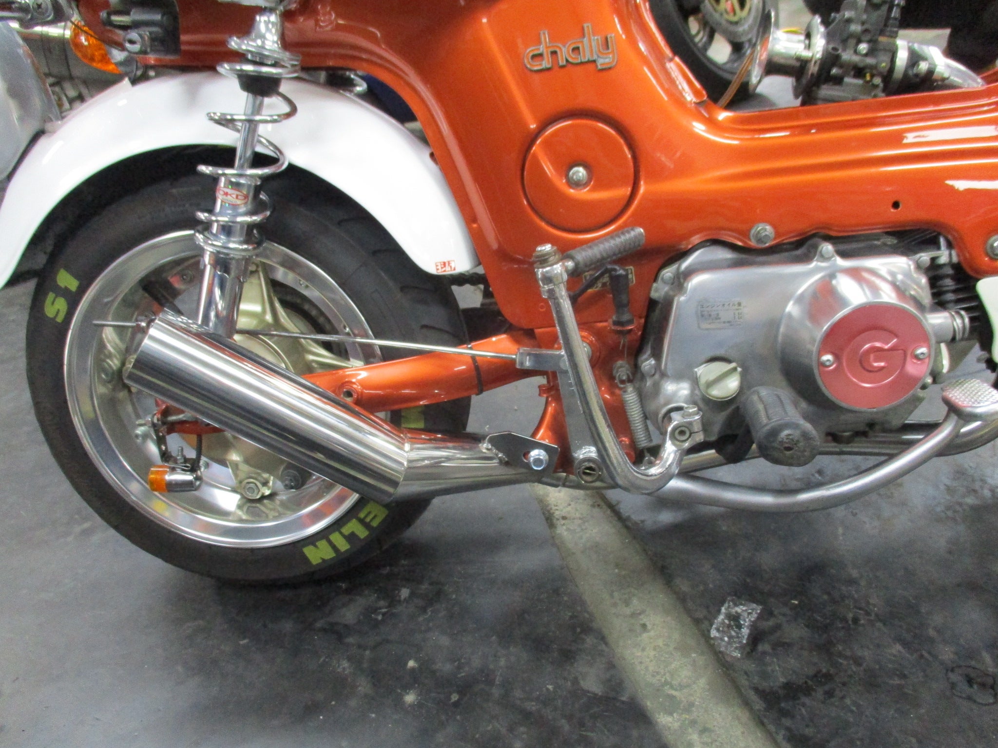 シャリー 水本レーシング製オーダーマフラー！！ | 本庄市のバイク屋