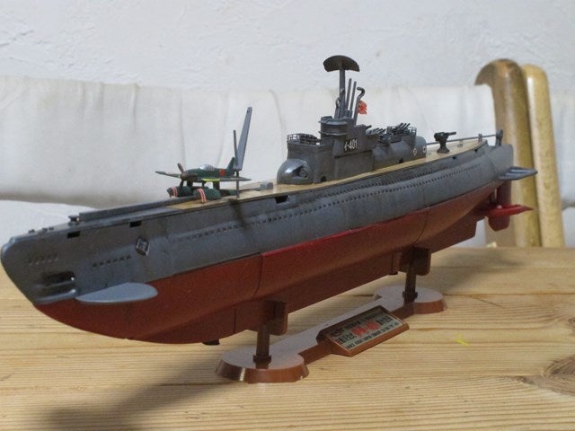 童友社 自動浮沈1／300 伊401製作～進水式、完成④ | DREAM FACTORY