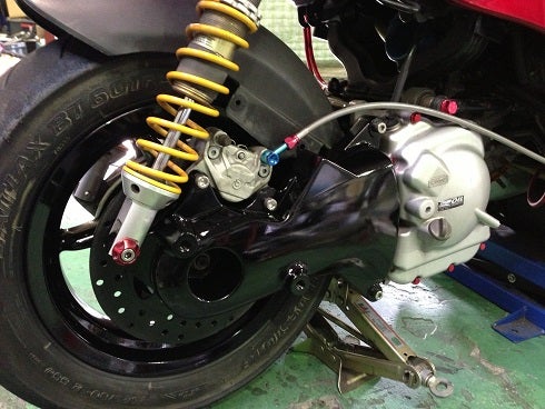 シグナスX リアディスク化！ | バイクと共に人生を歩む アールSTAR工房