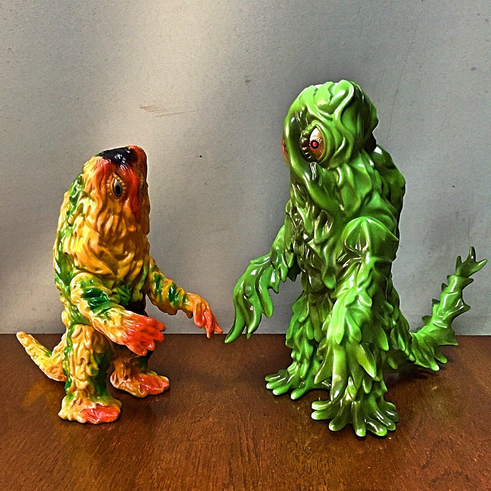 2018年マルサン製ヘドラと1971年ブルマァク製ヘドラ | 怪獣玩具と