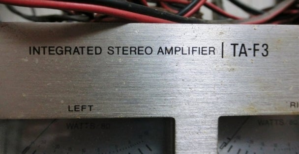 いただきました（＾＾） SONY TA－F3（その1） | いたず