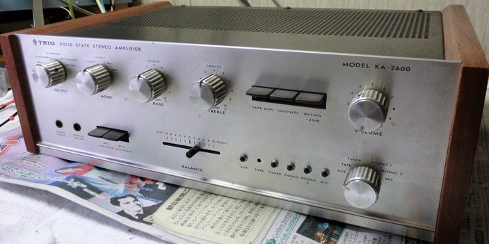 巷に雪の降るごとく？ TRIO KA-2600（その1） | いたずラッコのブログ