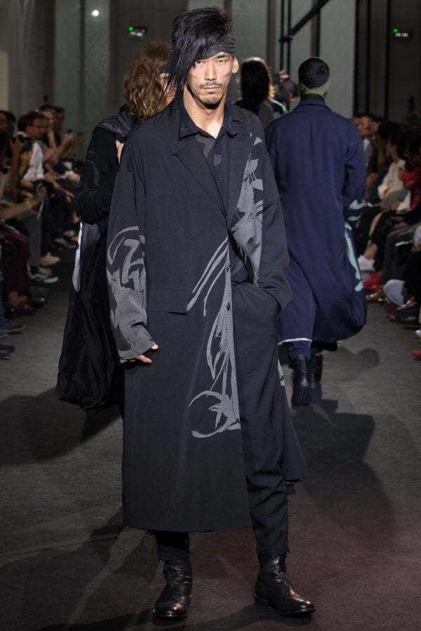 YOHJI YAMAMOTO POUR HOMME 17SS 抜染 リバーシブルコート | モード