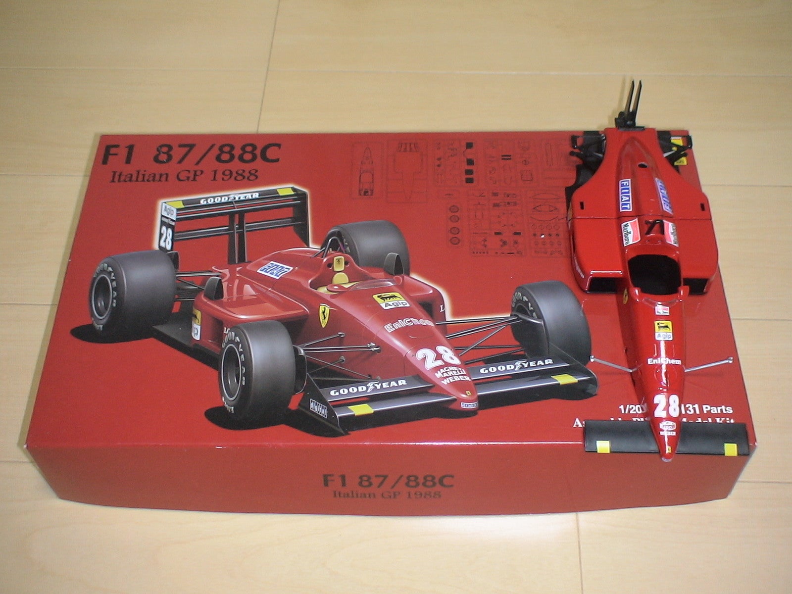 フジミ フェラーリF187/88C製作中 | ステファン・エドバーグ