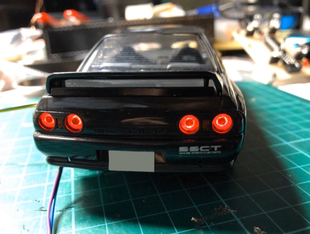 タミヤ 1/24 GT-R ニスモ R32 GTR LED電飾③ | IT-Modelerのブログ