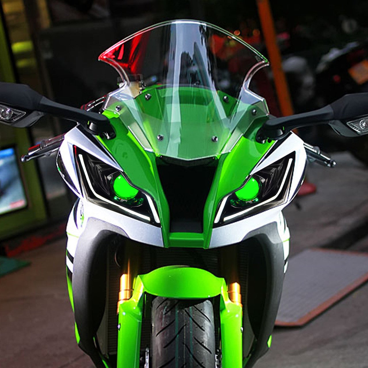 Kawasaki ZX-10R 16-20年のカスタムLEDヘッドライトが登場しました