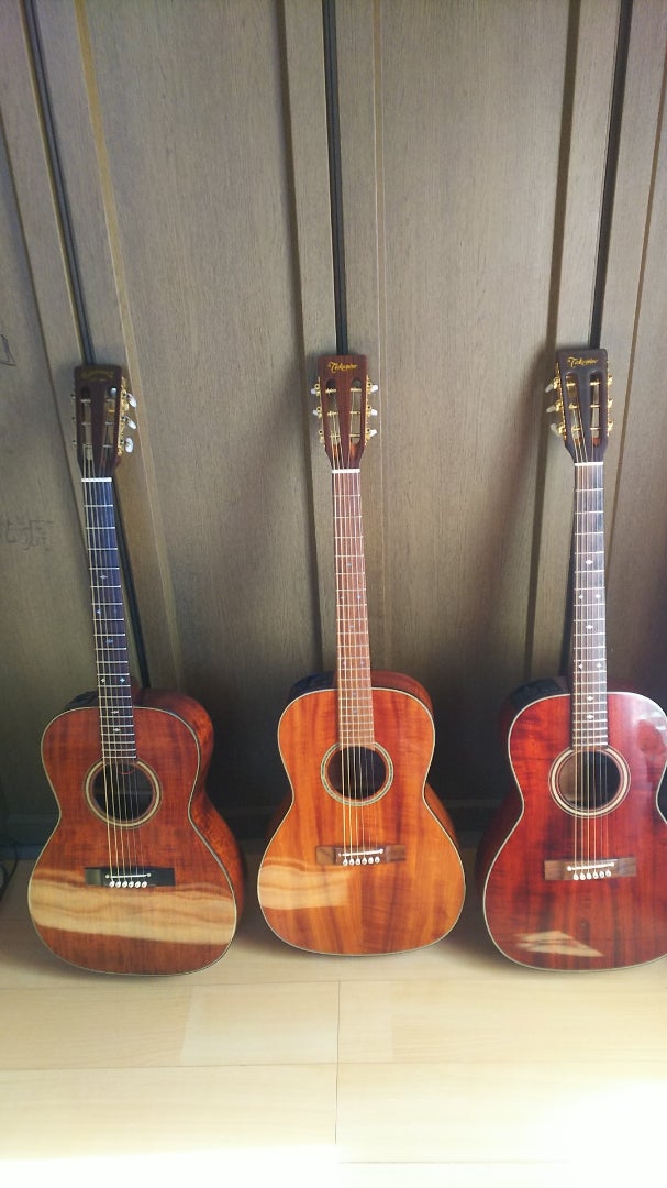 Takamine ハワイアンコア・スロテットヘッド・ニューヨーカーが3本