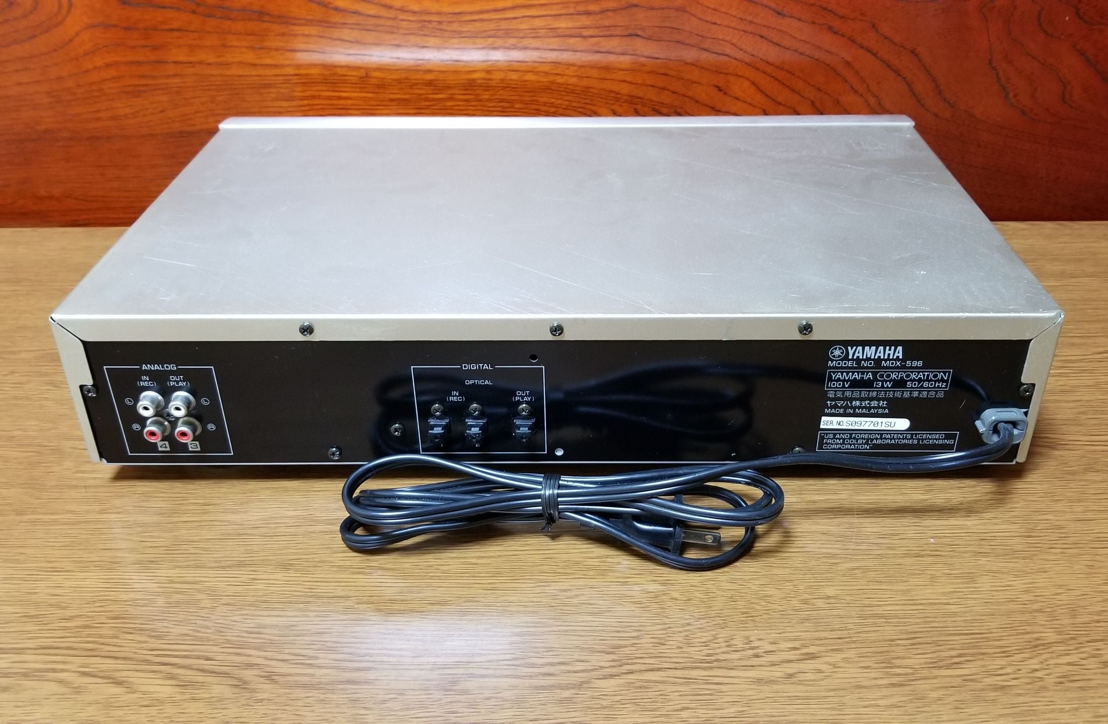 1ヶ月保証付き】完動品 YAMAHA MDX-596ヤマハ MDデッキ 1ヶ月保証付き