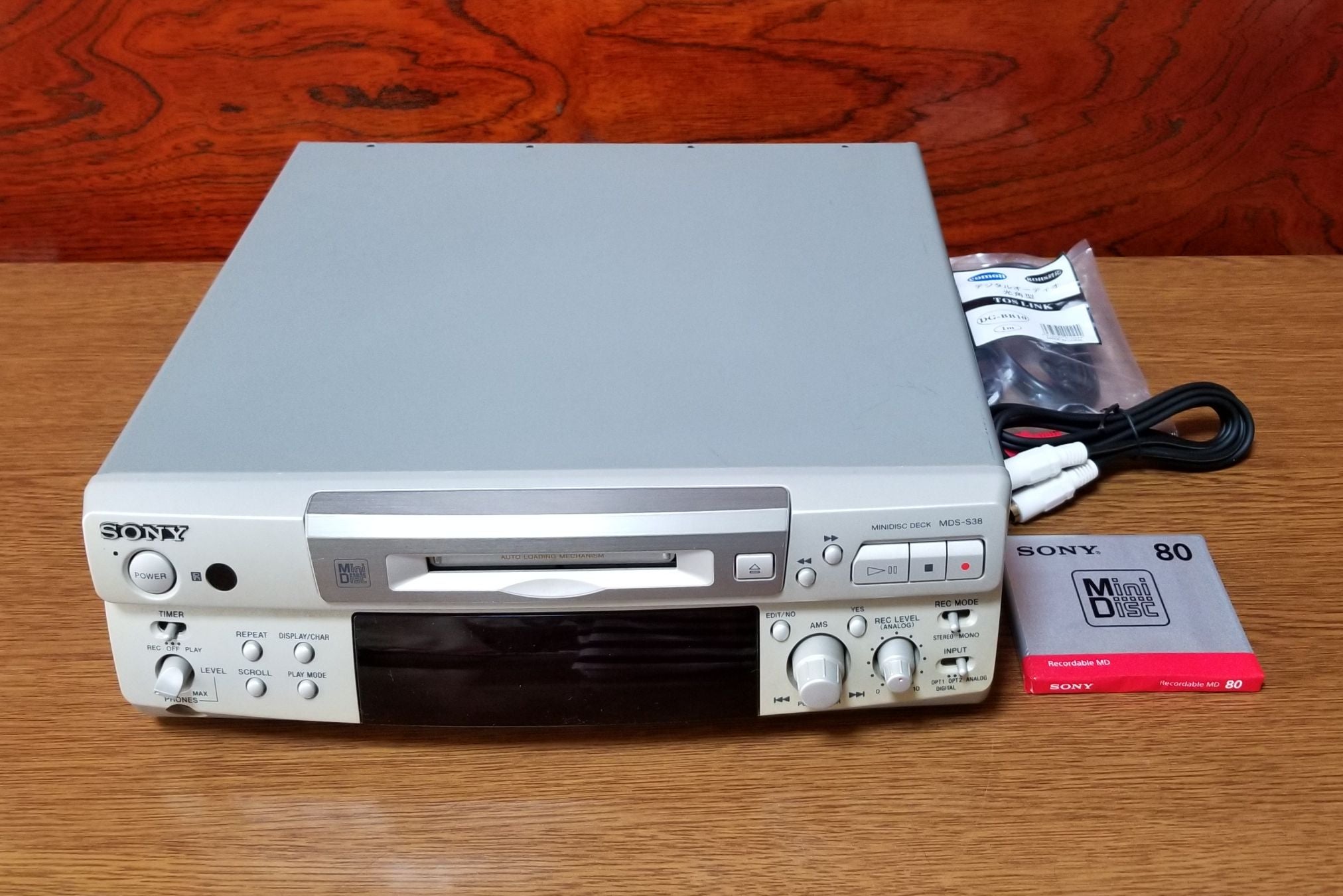 SONY MDデッキ MDS-S38-S | 驚愕の高音質！MD・DAT・MTR・etc のレビュー