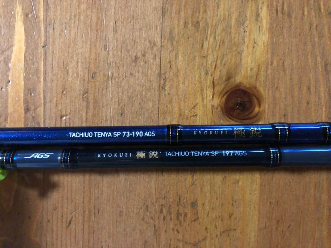 ダイワ 極鋭タチウオテンヤSP 197AGSと73-190AGS | くっすんの釣り