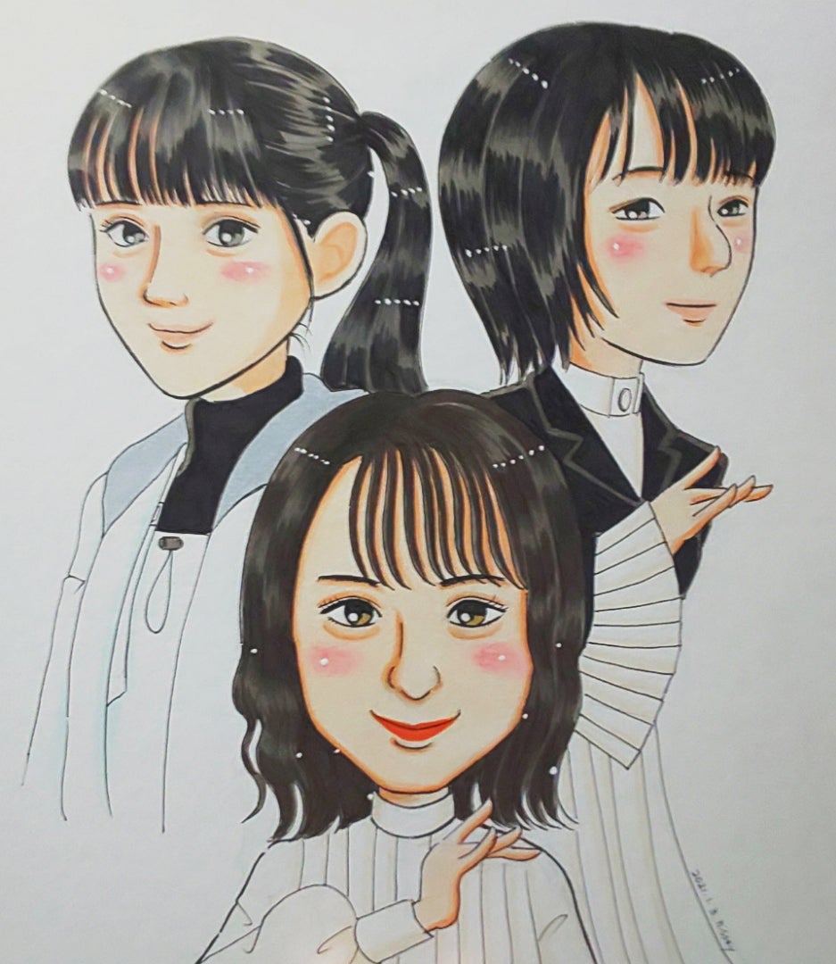 色紙サイズの似顔絵サンプル… | 似顔絵師にっしーの崖っぷち人生修行！！