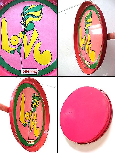Peter Max ピーターマックスLOVE ワッペンUSA製ビンテージ