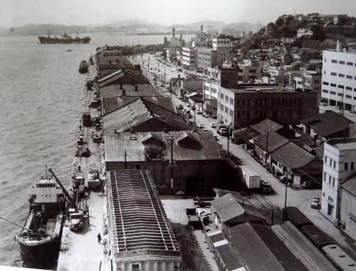 しものせきなつかしの写真集 下関市史別巻、埋め立てで発展した | 日本