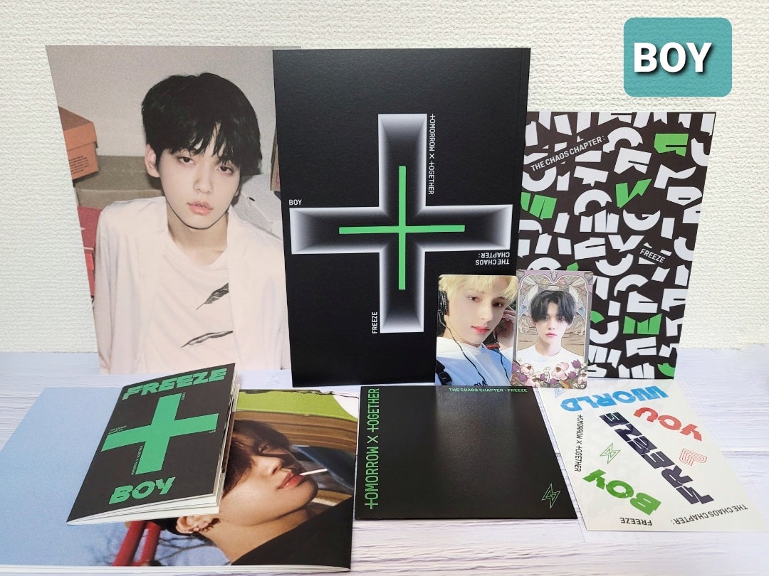 TXT FREEZE ラキドロ lazada ヨントン トレカ ヒュニンカイTXT FREEZE