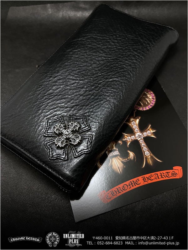 クロムハーツ財布 / REC F ZIP＃2 フィリグリープラス ブラック ヘビー