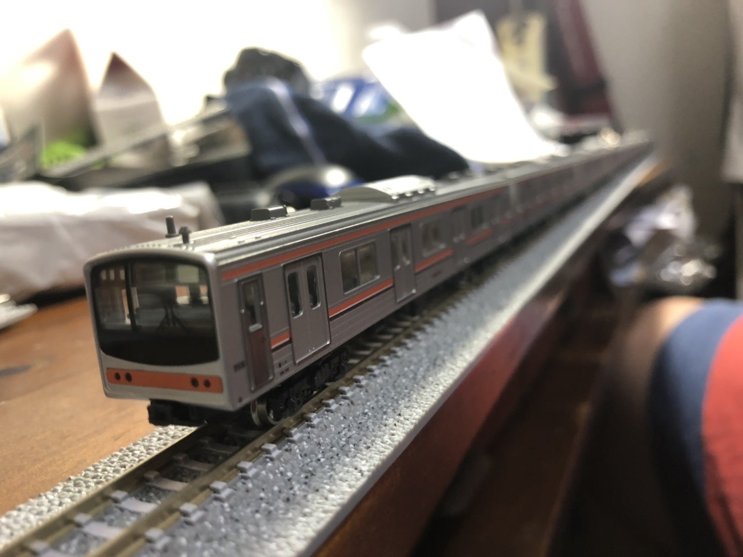 205系0番台（武蔵野線・メルヘン顔）入線！ | ニッコールのおきらくブログ