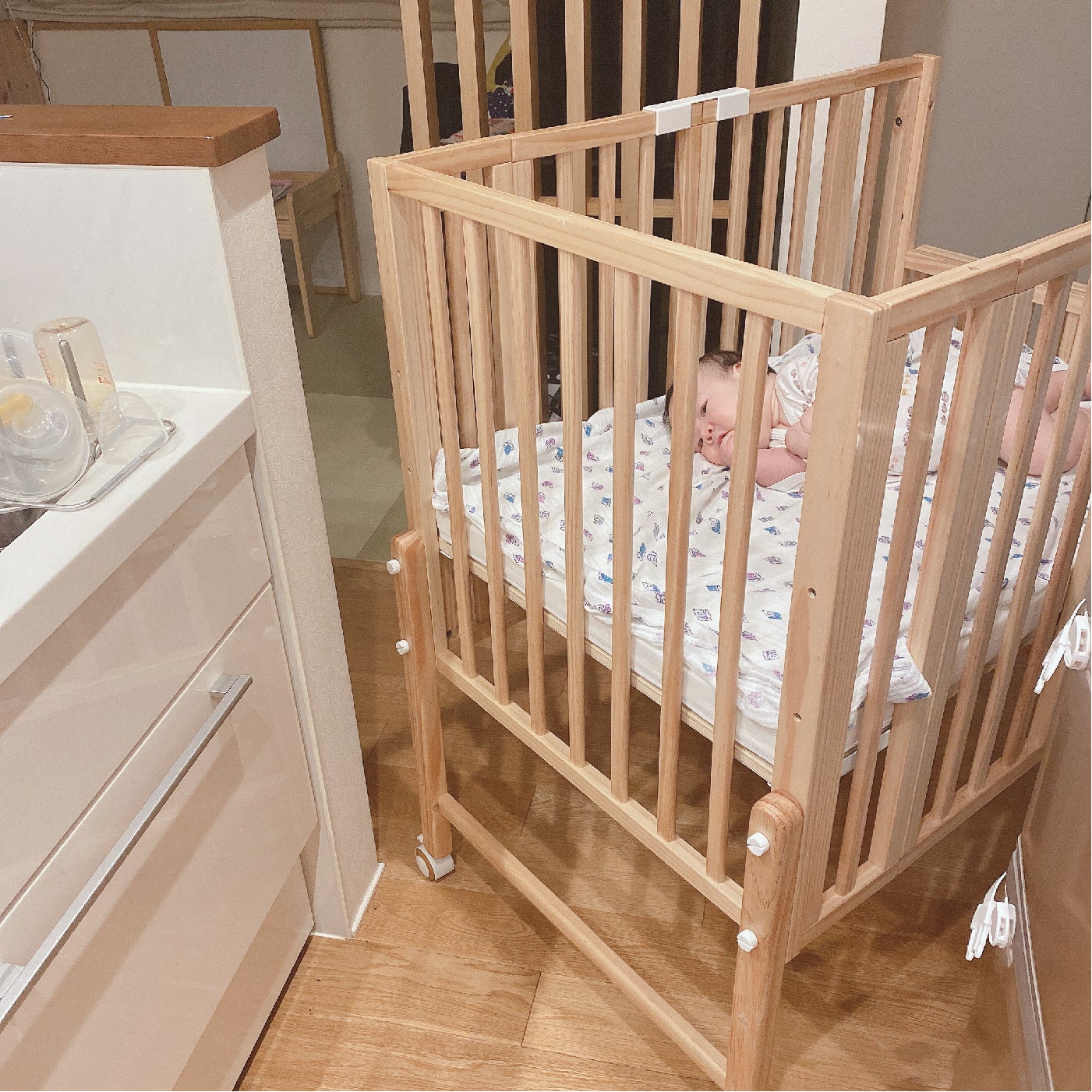 パタンⅡ折りたたみミニベビーベッド リアルレビュー〈前編