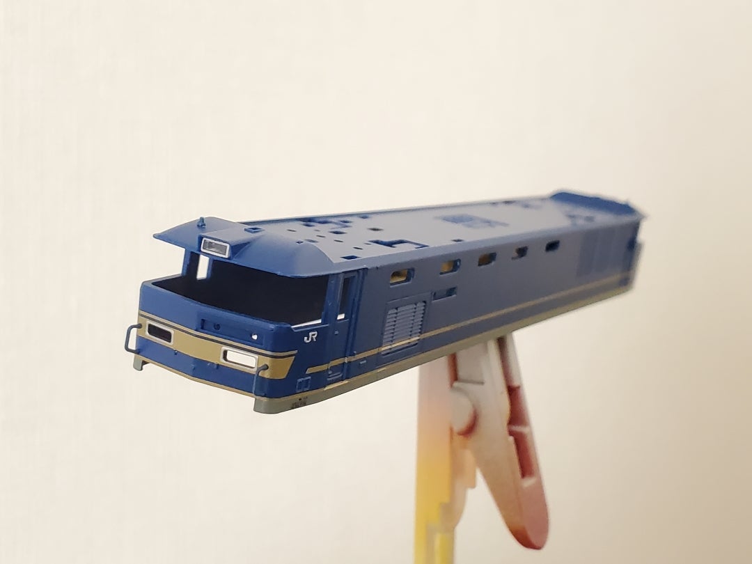 TOMIX 9108 EF510 500北斗星色】をJR貨物機へ作り替える① | 鉄道模型