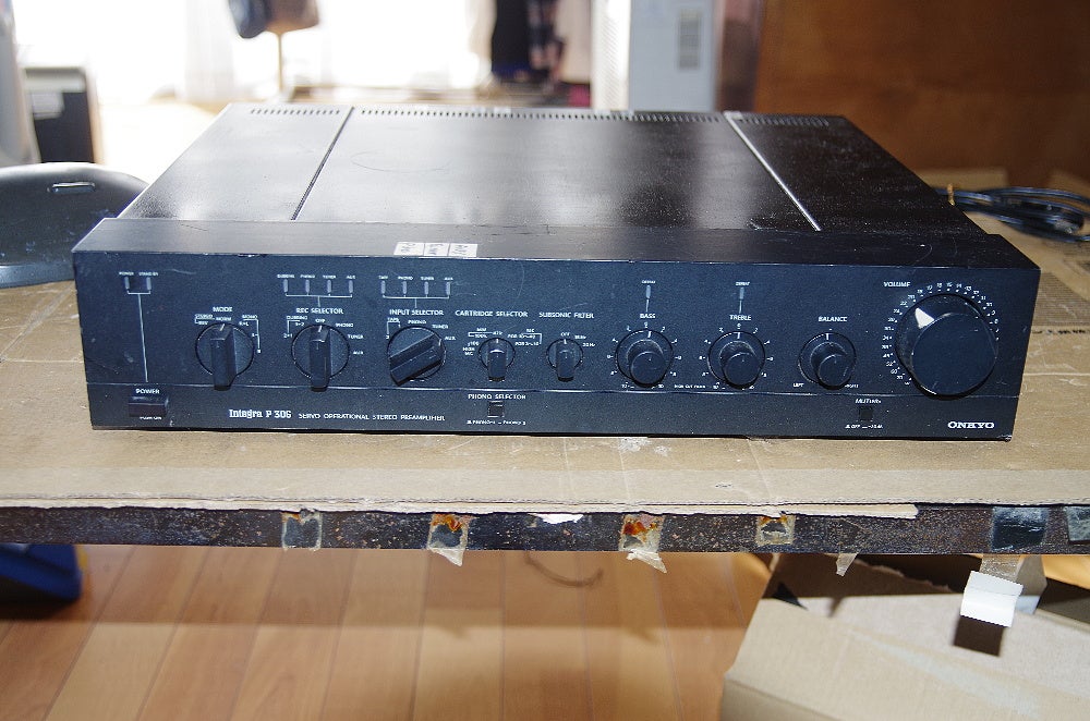SONY Integra P-306RS ステレオプリアンプ 通電確認のみ SONY Integra