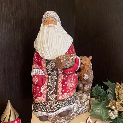 木彫りサンタクロースと熊♡ | ロシア雑貨「マリンカ」 店主のブログ