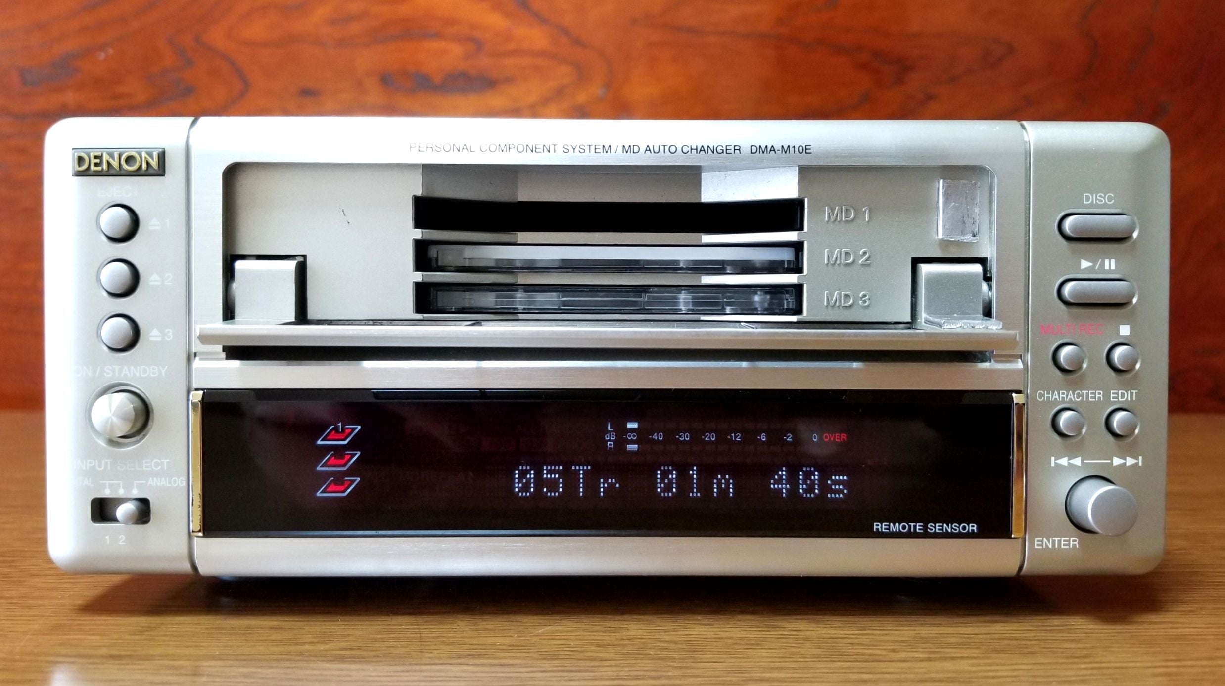 DENON DMA-M10E MDオートチェンジャーデッキ MDLP非対応 録・再生 完動