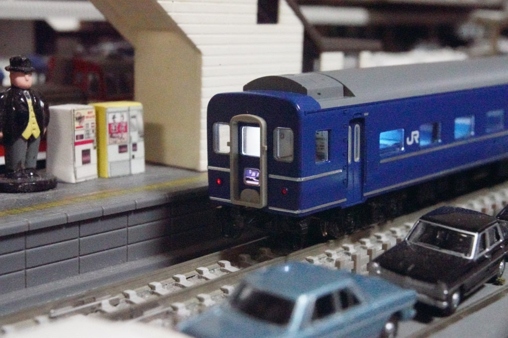 模型紹介】171 24系25形寝台特急「瀬戸」～西のロビーカー組み込み編成