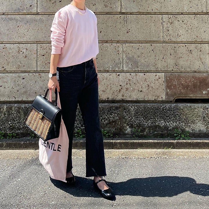 ZARAのピンクスウェットで春コーデ | canariaオフィシャルブログ