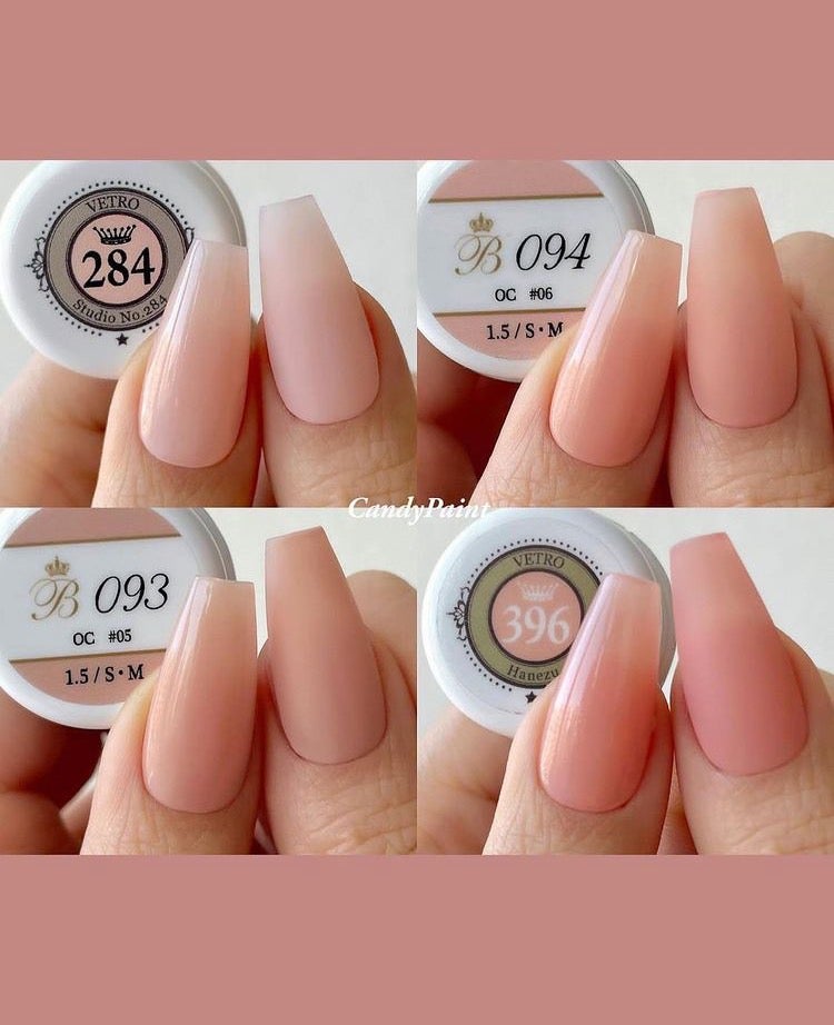 VETRO・BellaForma スキン系カラー比較表♡ | 純国産のジェルメーカー