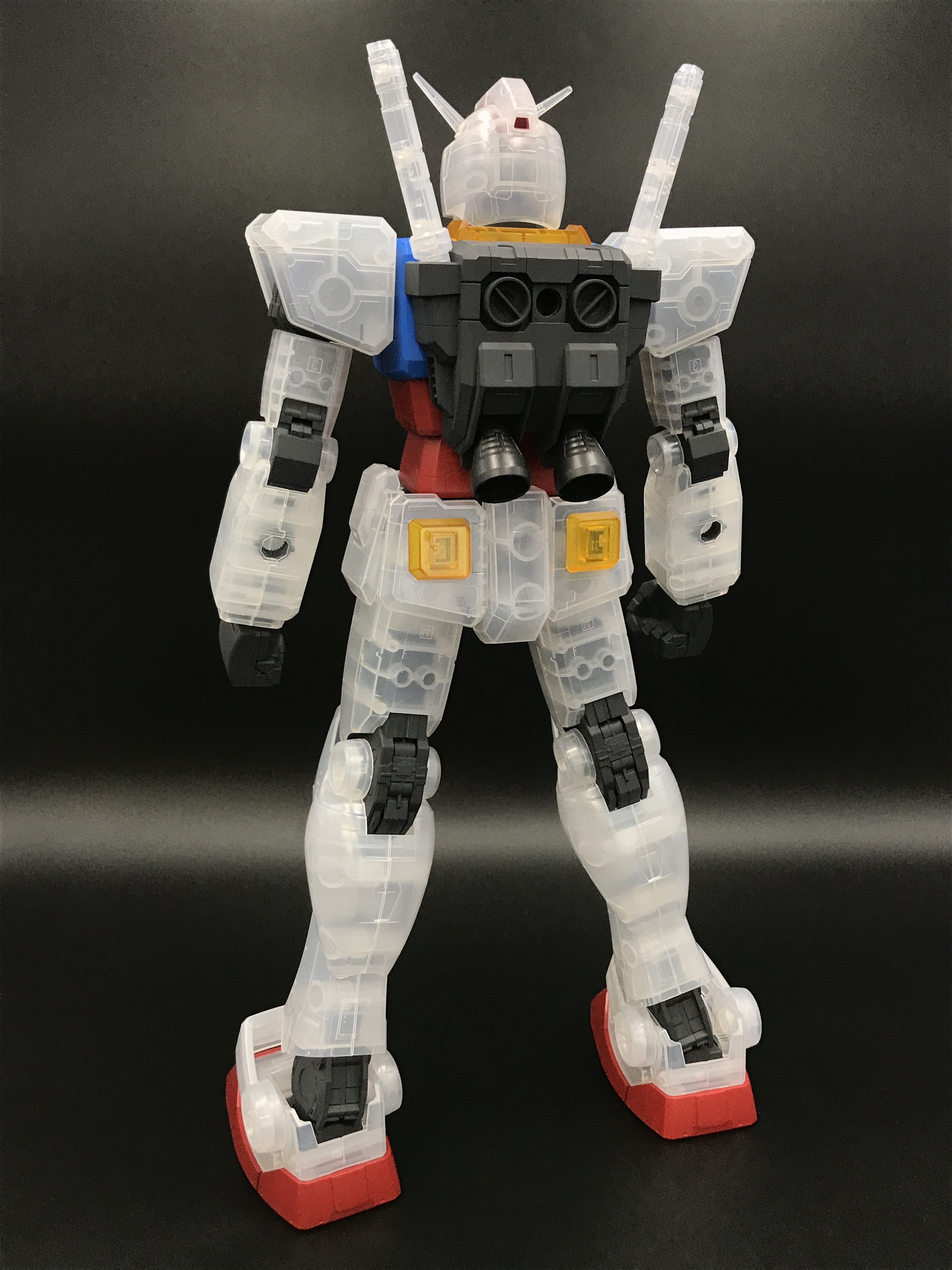 メガサイズモデル 1/48 ガンダム ソリッドクリアリバース 製作記録⑨