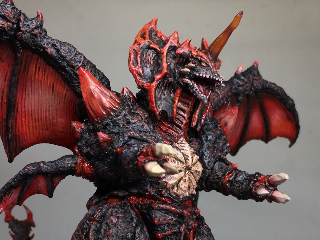 リペイント HGXゴジラ デストロイア | メイクアップ