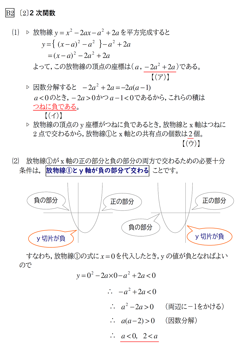 高2進研模試】B2：確率／2次関数《2022年7月》 | 赤城❤︎.*