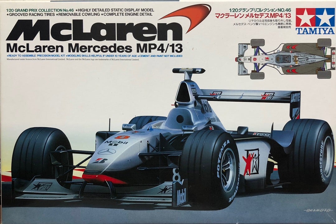 マクラーレンMP4/13（6） | みゆうきの父ちゃんプラモ三昧