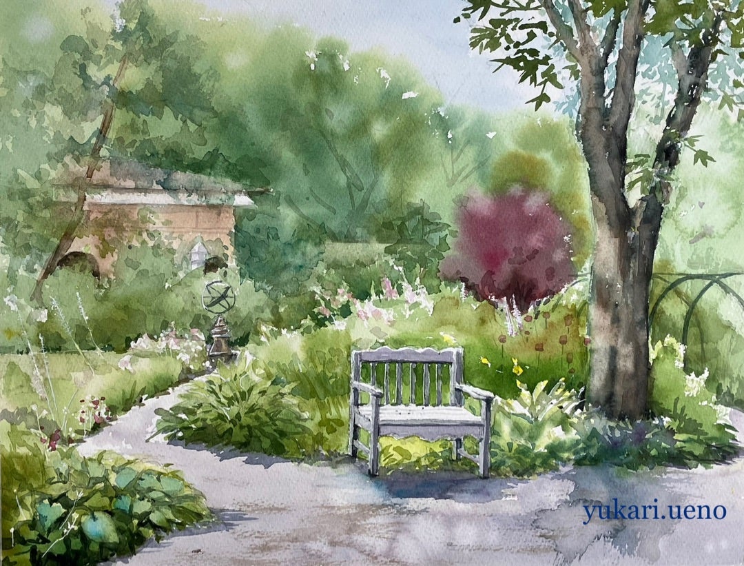 バラクライングリッシュガーデン水彩画特集 | 光と滲みの透明水彩
