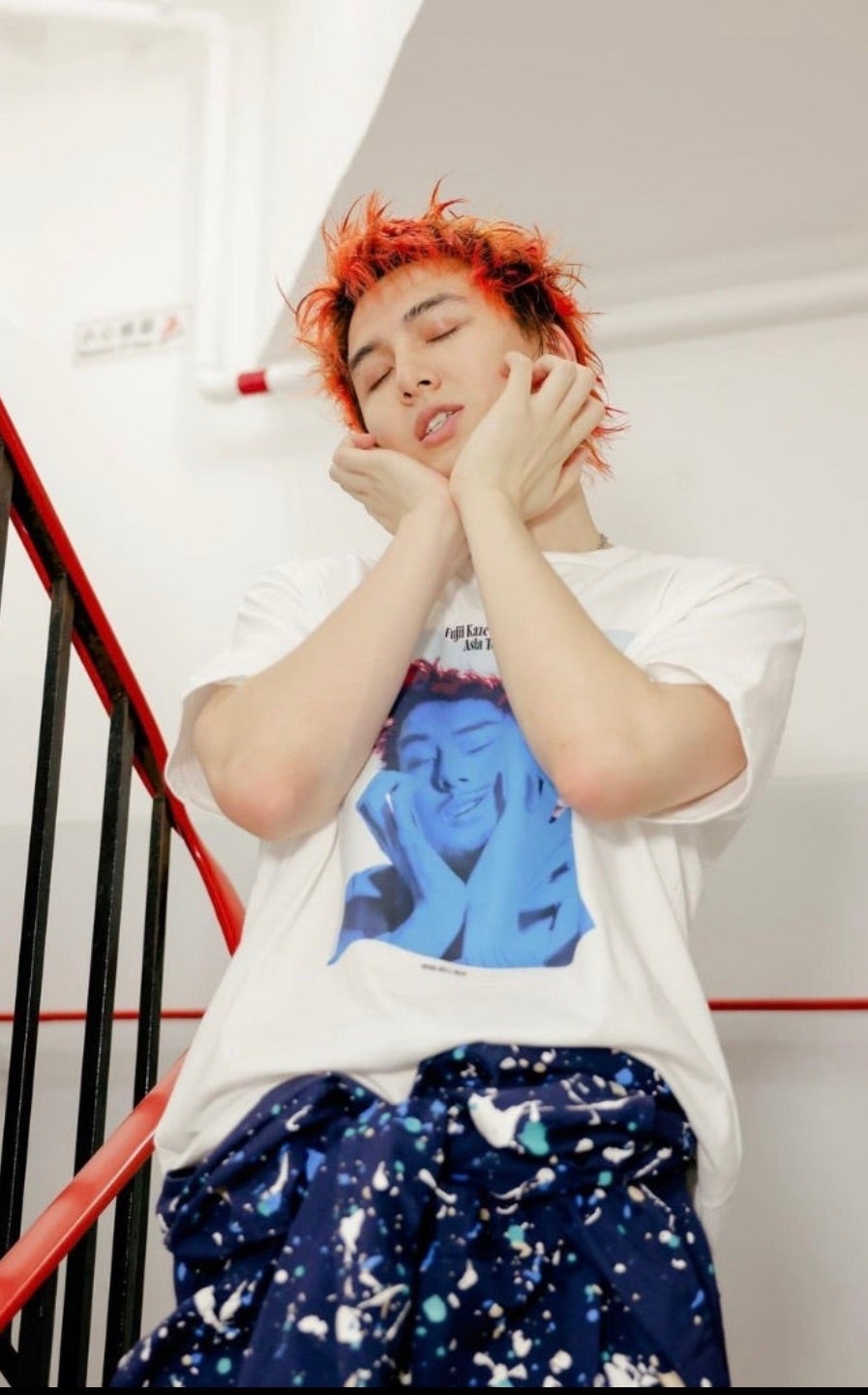 Blue Kaze T-shirt サイズ感について | 三度の飯より藤井風の人〜岡山